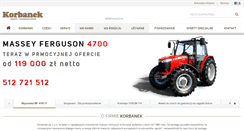 Desktop Screenshot of korbanek.pl